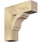 Ekena Millwork Olympic Block Rough Sawn Bracket, Douglas Fir, 4"W x 14"D x 14"H BKT04X14X14OLY05RDF - alternate 1